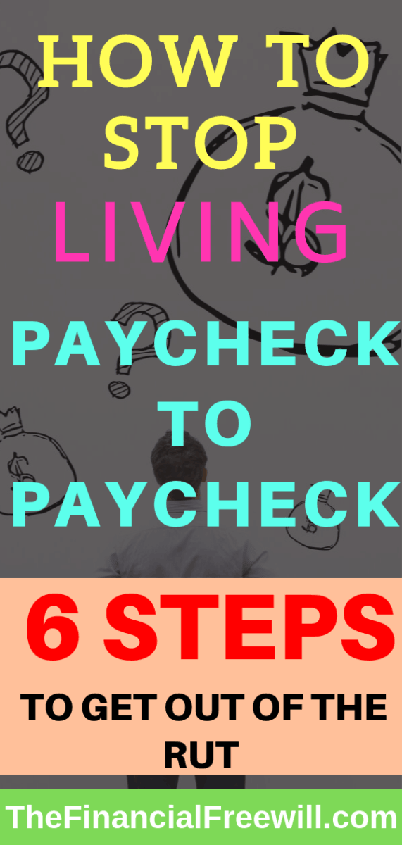 How To Stop Living Paycheck To Paycheck  Pinterest Pin