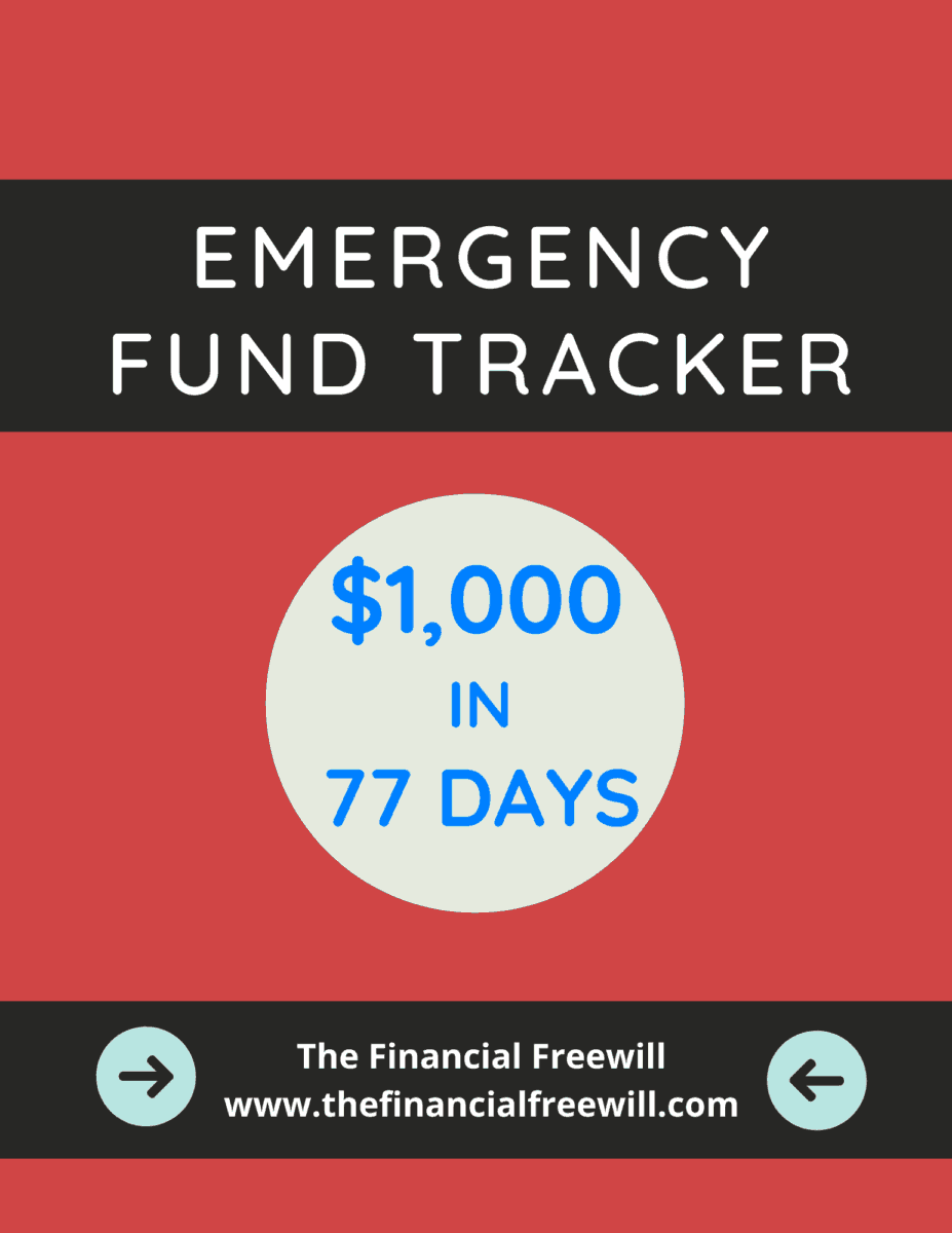 111 Expenses Ruining Your Budget- Emergency Fund Tracker