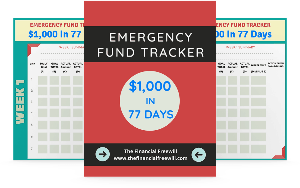 10 smart and easy ways to invest $1000 - Emergency Fund Tracker Smartmockup