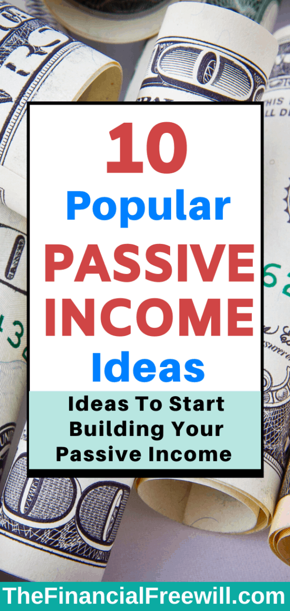 10 Popular Passive Income Ideas - Pinterest Pin