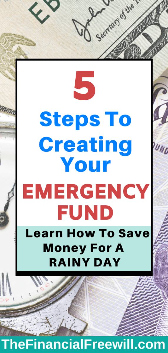 How To Create An Emergency Fund - Pinterest Pin