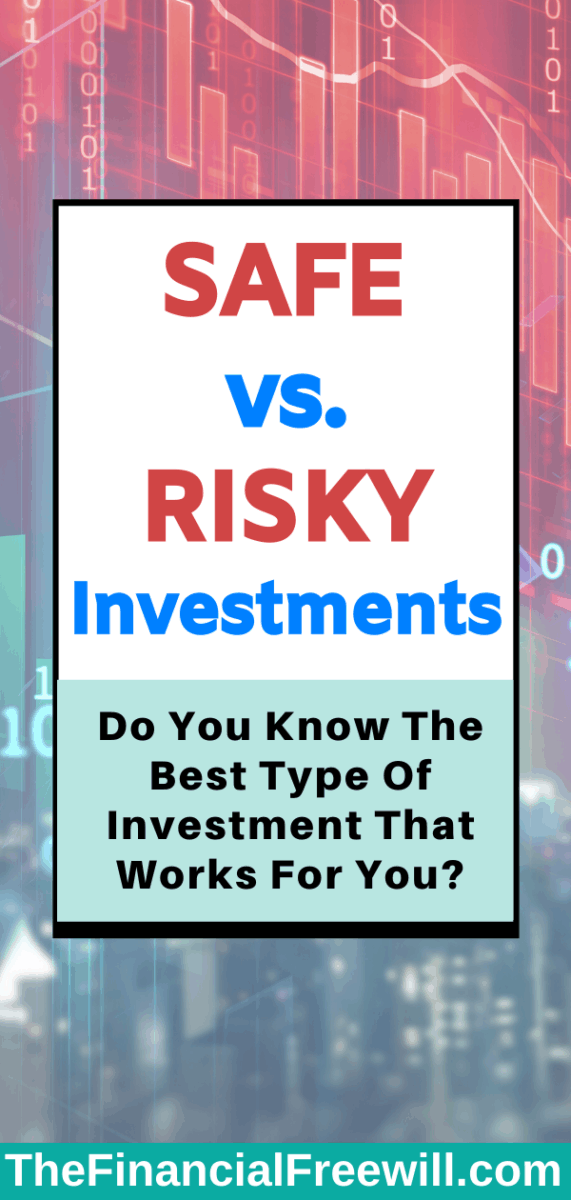 Safe vs. Risky Investments - Pinterest Pin 2